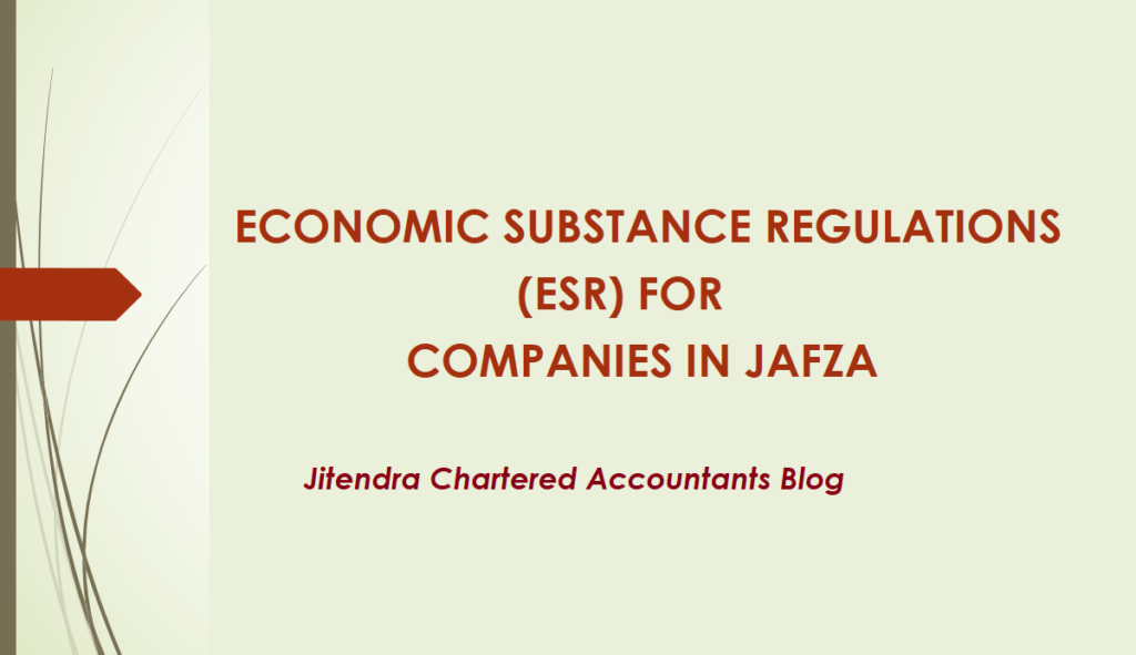 ESR for companies in JAFZA