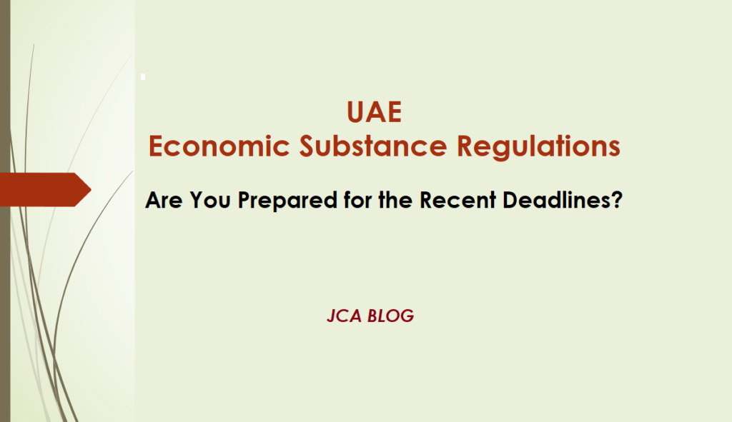 UAE ESR Are you Prepared for the Updated Rules & Deadlines