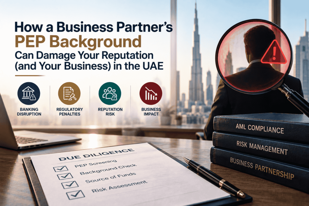 PEP background check for business partners